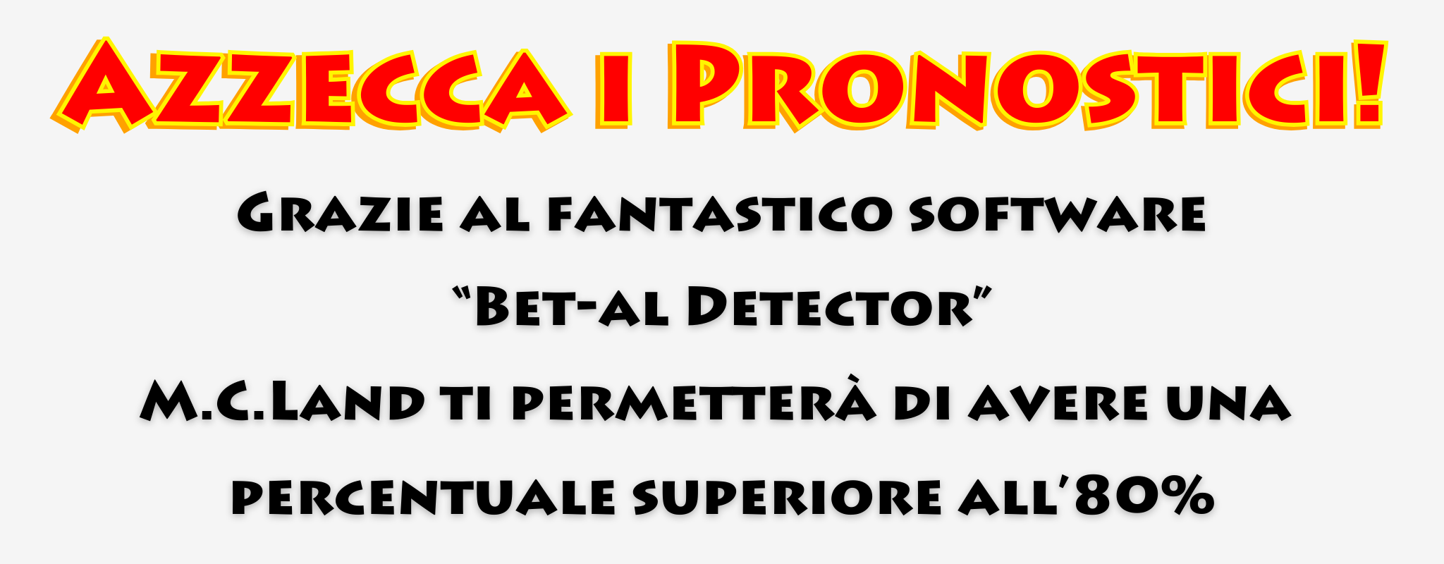 Azzecca i Pronostici!